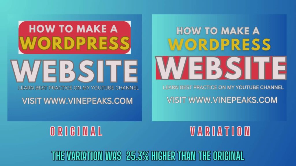 Tubebudy A/B testing- vinepeaks.com