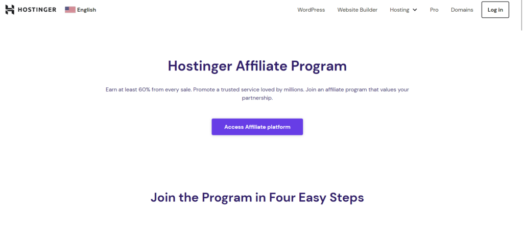 affiliate program page vinepeaks.com