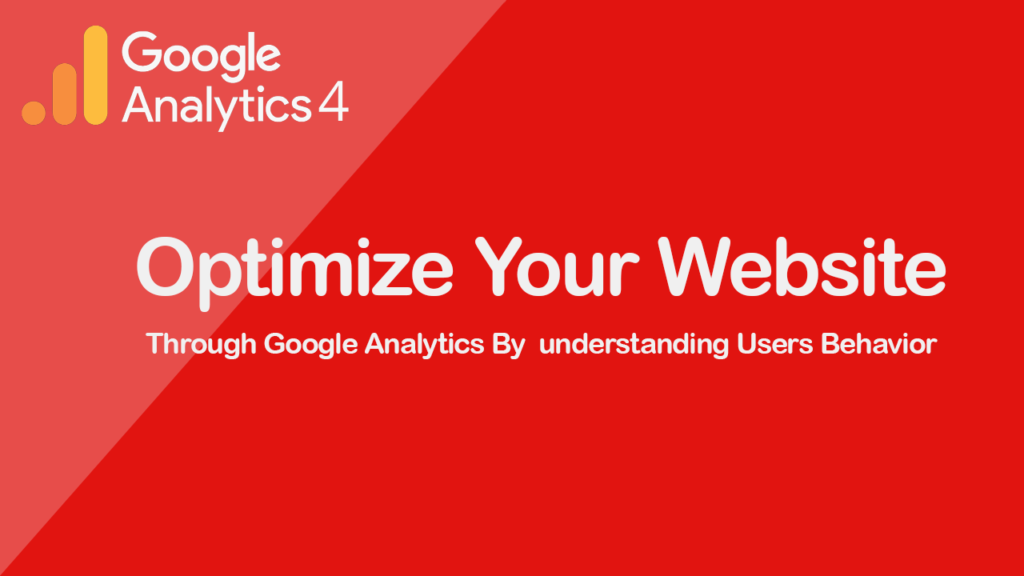 Optimize website through Google Analytics Featured Image vinepeaks.com