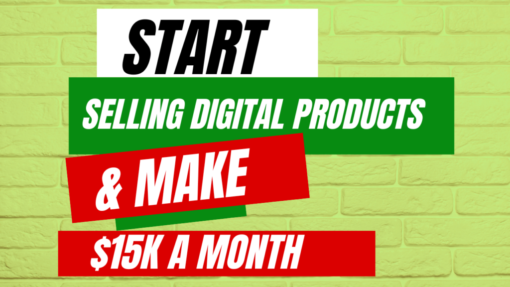 SELLING DIGITAL PRODUCT