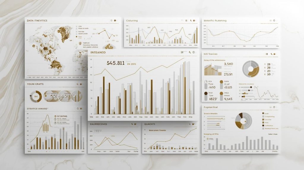 Data-driven business analytics dashboard for business growth