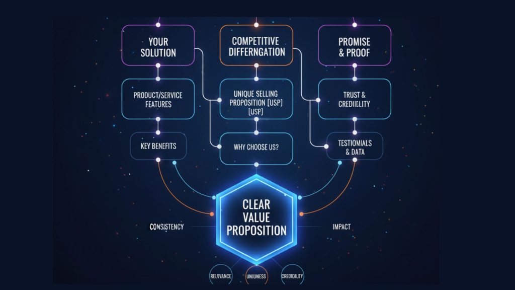 Brand messaging framework for crafting a clear value proposition