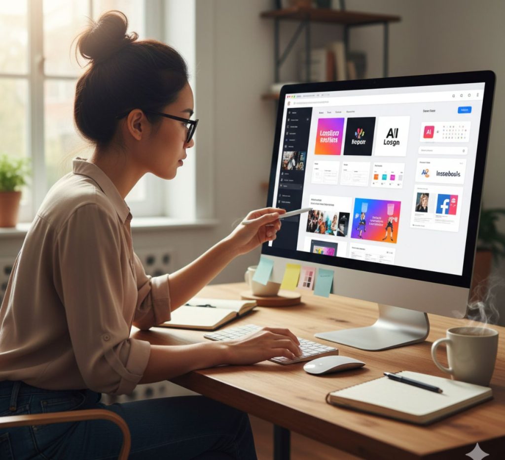 generating design concepts using an AI design tool