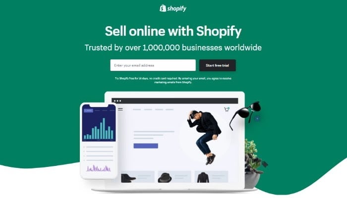 shopify-store front
