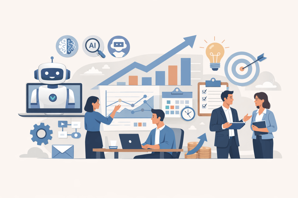 Business growth through AI and collaboration