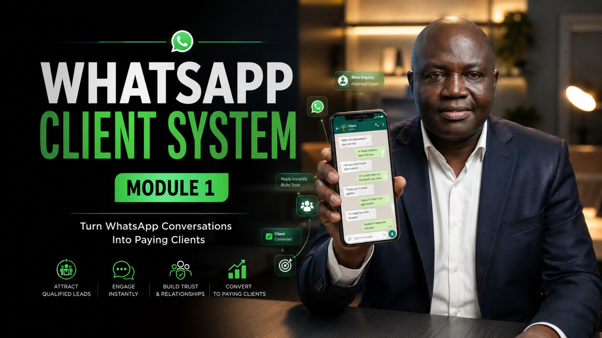 WHATSAPP CLIENT SYSTEM ( MODULE 1 )