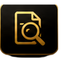 Professional review report icon