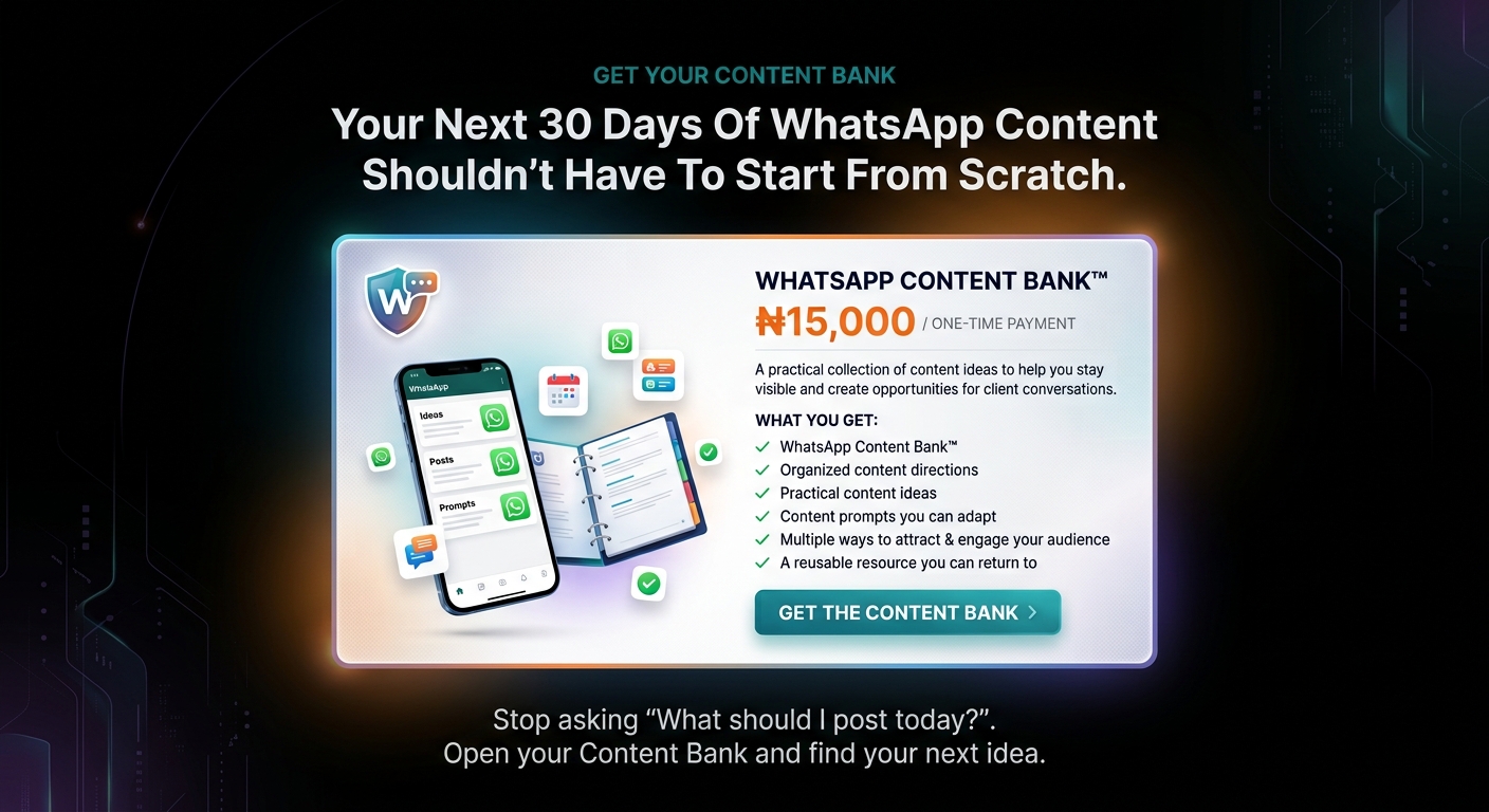 WhatsApp Content Bank